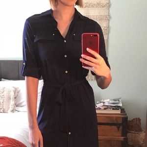 Calvin Klein Navy Business Dress